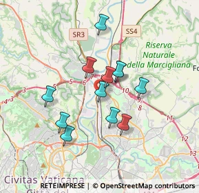 Mappa Via San Bernardino da Siena, 00138 Roma RM, Italia (2.955)