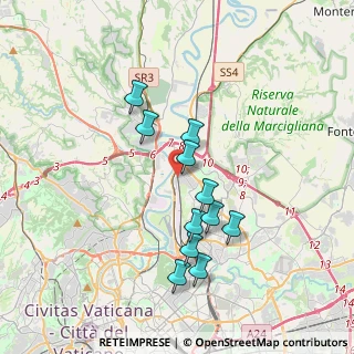 Mappa Via San Bernardino da Siena, 00138 Roma RM, Italia (3.44636)