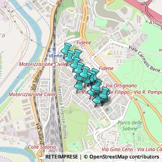 Mappa Via Piancastagnaio, 00138 Roma RM, Italia (0.248)