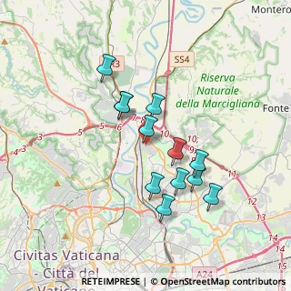 Mappa Via Piancastagnaio, 00138 Roma RM, Italia (3.23417)