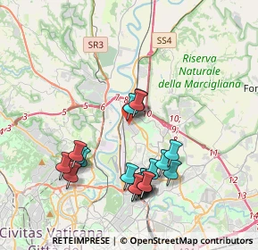 Mappa Via Piancastagnaio, 00138 Roma RM, Italia (4.033)