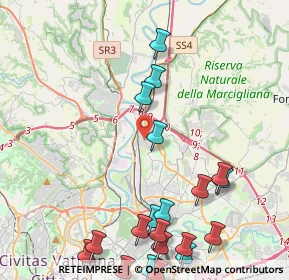 Mappa Via Piancastagnaio, 00138 Roma RM, Italia (5.924)