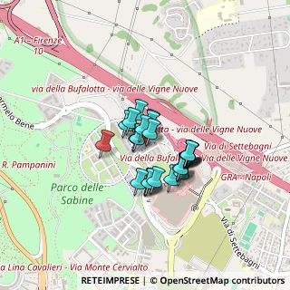 Mappa Via Adolfo Celi, 00100 Roma RM, Italia (0.28731)
