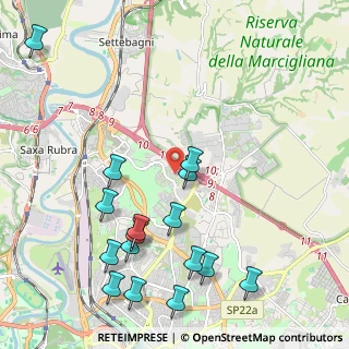 Mappa Via Adolfo Celi, 00100 Roma RM, Italia (2.66625)