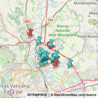 Mappa Via Adolfo Celi, 00100 Roma RM, Italia (2.94294)