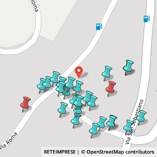 Mappa Via delle Gorghe, 00024 Castel Madama RM, Italia (0.07143)