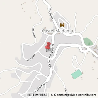Mappa Vicolo Mattatoio, 12, 00024 Castel Madama, Roma (Lazio)