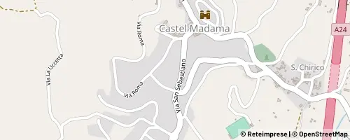 Mappa Castel Madama