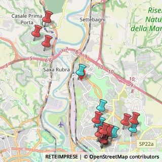 Mappa Via Sinalunga, 00138 Roma RM, Italia (3.3255)