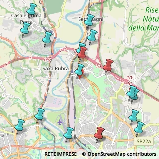 Mappa Via Sinalunga, 00138 Roma RM, Italia (3.02389)