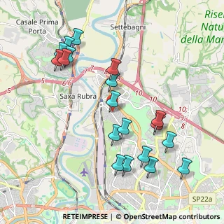 Mappa Via Sinalunga, 00138 Roma RM, Italia (2.27105)