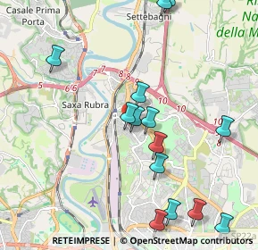 Mappa Via Sinalunga, 00138 Roma RM, Italia (2.41643)