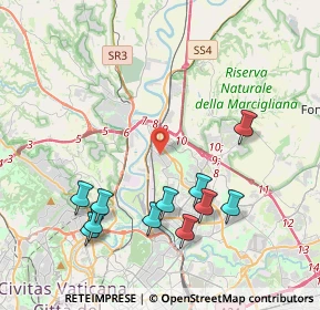 Mappa Via Sinalunga, 00138 Roma RM, Italia (4.66)