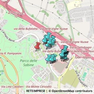 Mappa Via Carlo Dapporto, 00138 Roma RM, Italia (0.3037)