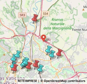 Mappa Via Celi Adolfo, 00100 Roma RM, Italia (5.80071)