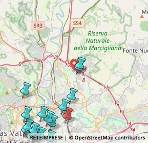 Mappa Via Carlo Dapporto, 00138 Roma RM, Italia (7.0865)