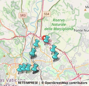 Mappa Via Carlo Dapporto, 00138 Roma RM, Italia (4.64733)