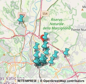 Mappa Via Carlo Dapporto, 00138 Roma RM, Italia (3.85)