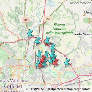 Mappa Via Carlo Dapporto, 00100 Roma RM, Italia (3.49875)