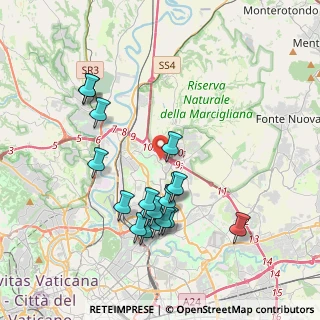 Mappa Via Carlo Dapporto, 00100 Roma RM, Italia (4.04778)