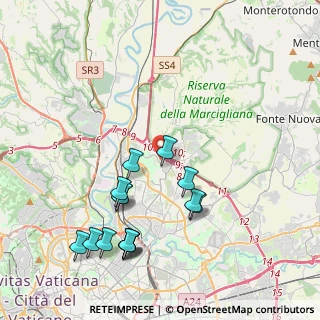 Mappa Via Carlo Dapporto, 00100 Roma RM, Italia (4.64733)