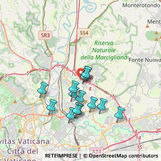 Mappa Via Carlo Dapporto, 00100 Roma RM, Italia (3.39929)