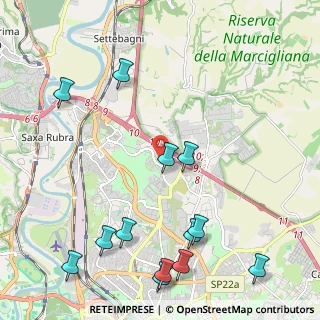 Mappa Via Carlo Dapporto, 00100 Roma RM, Italia (2.91077)
