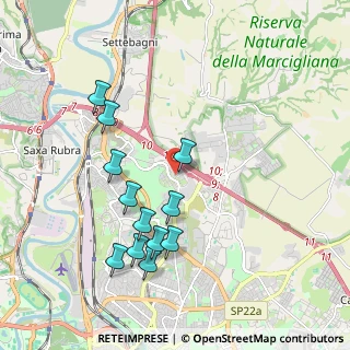 Mappa Via Celi Adolfo, 00100 Roma RM, Italia (2.07333)
