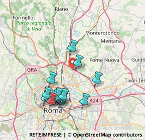 Mappa Via Celi Adolfo, 00100 Roma RM, Italia (7.956)