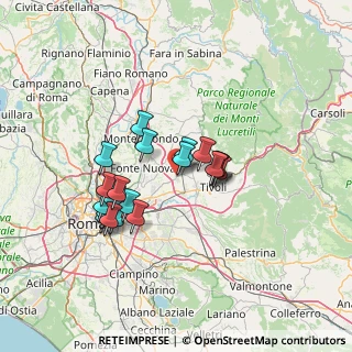 Mappa Via delle Pervinche, 00012 Guidonia Montecelio RM (12.2165)