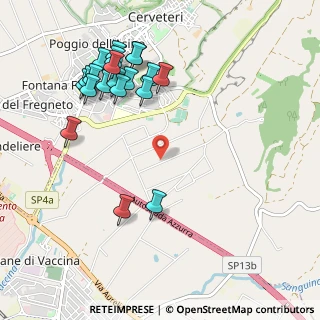 Mappa Via Fosso della Mola, 00052 Cerveteri RM, Italia (1.201)