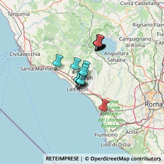 Mappa Via Fosso della Mola, 00052 Cerveteri RM, Italia (9.7435)
