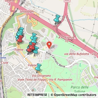 Mappa Via Vittorio Caprioli, 00138 Roma RM, Italia (0.573)