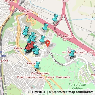 Mappa Via Vittorio Caprioli, 00138 Roma RM, Italia (0.48148)