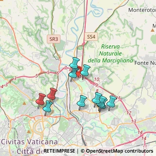 Mappa Via Vittorio Caprioli, 00138 Roma RM, Italia (3.73818)