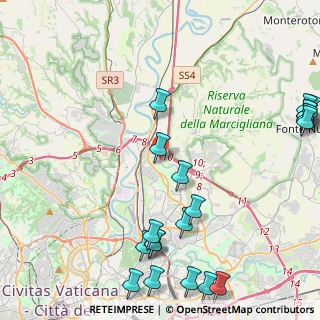Mappa Via Vittorio Caprioli, 00138 Roma RM, Italia (6.334)