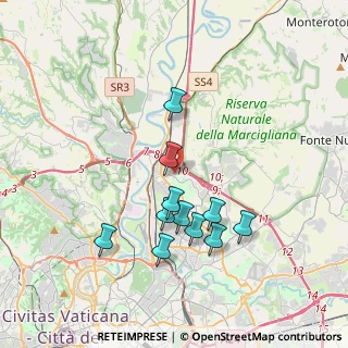 Mappa Via Vittorio Caprioli, 00138 Roma RM, Italia (3.64364)