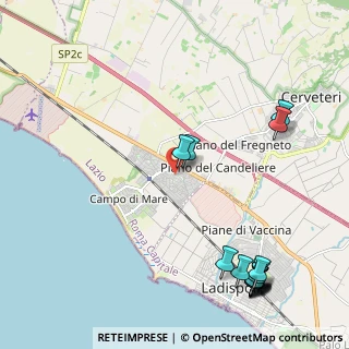 Mappa Via Renato Pastore, 00052 Cerveteri RM, Italia (3.076)