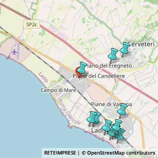 Mappa Via Renato Pastore, 00052 Cerveteri RM, Italia (3.04818)