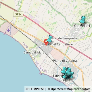Mappa Via Renato Pastore, 00052 Cerveteri RM, Italia (3.56231)