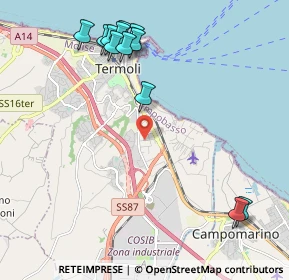 Mappa Via dei Lecci, 86042 Termoli CB, Italia (2.5875)