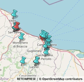 Mappa Via dei Tigli, 86039 Termoli CB, Italia (14.43765)