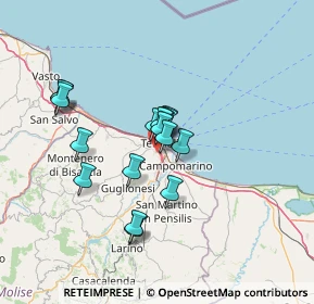 Mappa Via dei Tigli, 86039 Termoli CB, Italia (10.85706)