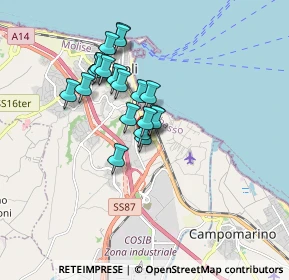 Mappa Via dei Lecci, 86039 Termoli CB, Italia (1.405)