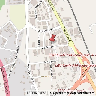Mappa Via dei Lecci, 58, 86039 Termoli, Campobasso (Molise)