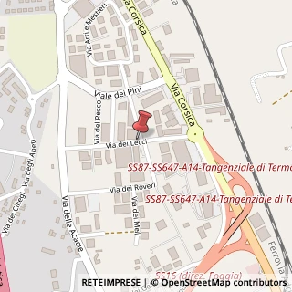 Mappa Via dei Lecci, 60, 86039 Termoli, Campobasso (Molise)