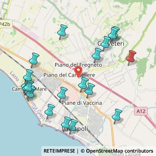 Mappa Via della Cava di Sabbia, 00052 Cerveteri RM, Italia (2.675)