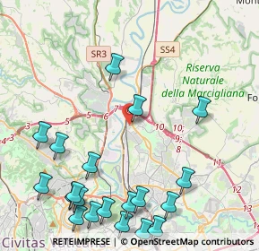 Mappa Via S. Leo, 00138 Roma RM, Italia (5.9095)