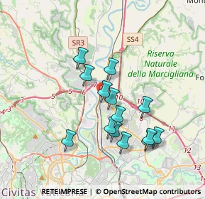 Mappa Via S. Leo, 00138 Roma RM, Italia (3.34571)