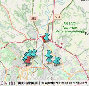 Mappa Via S. Leo, 00138 Roma RM, Italia (4.36385)